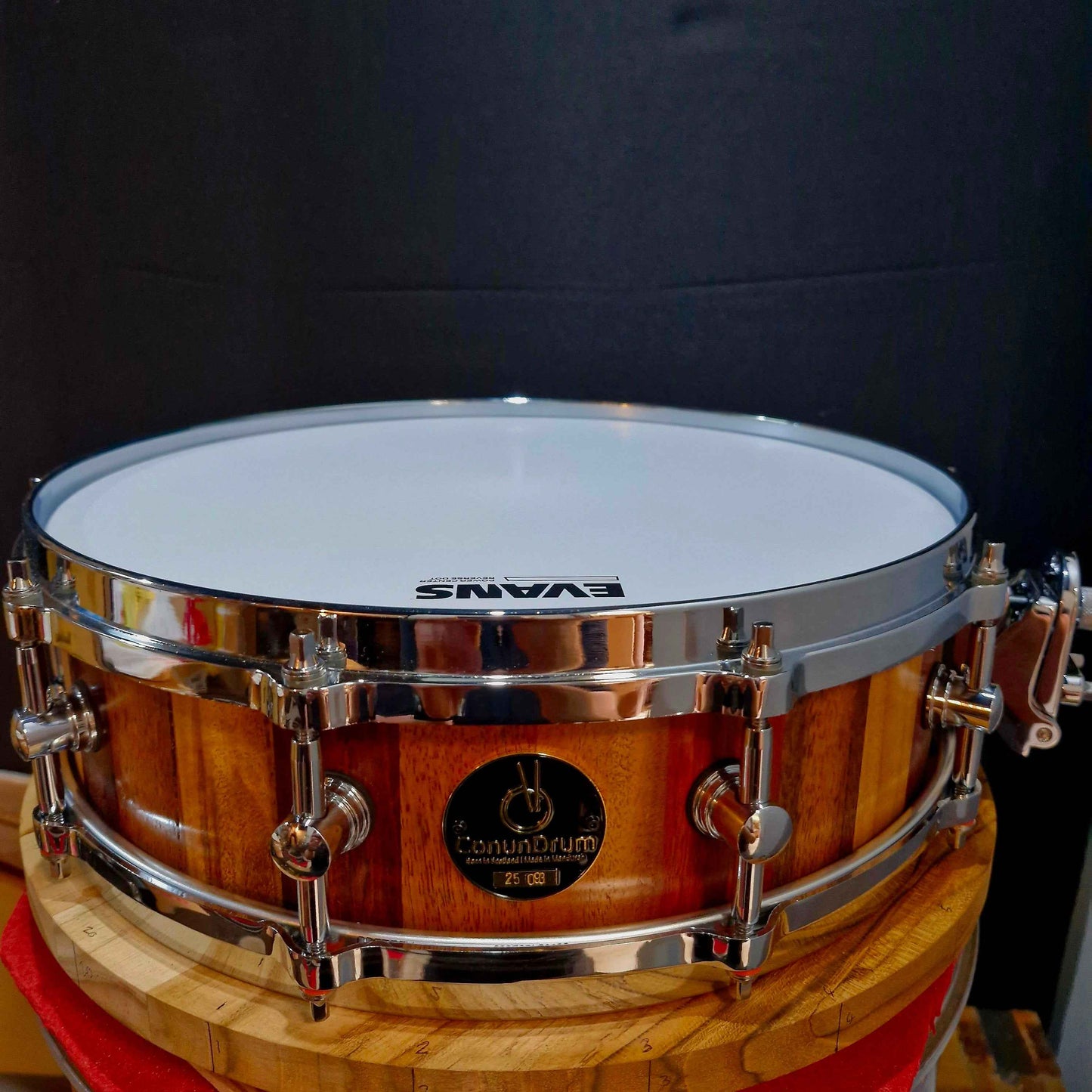 14"x4" Jarrah, Marri, Blackbutt stave snare