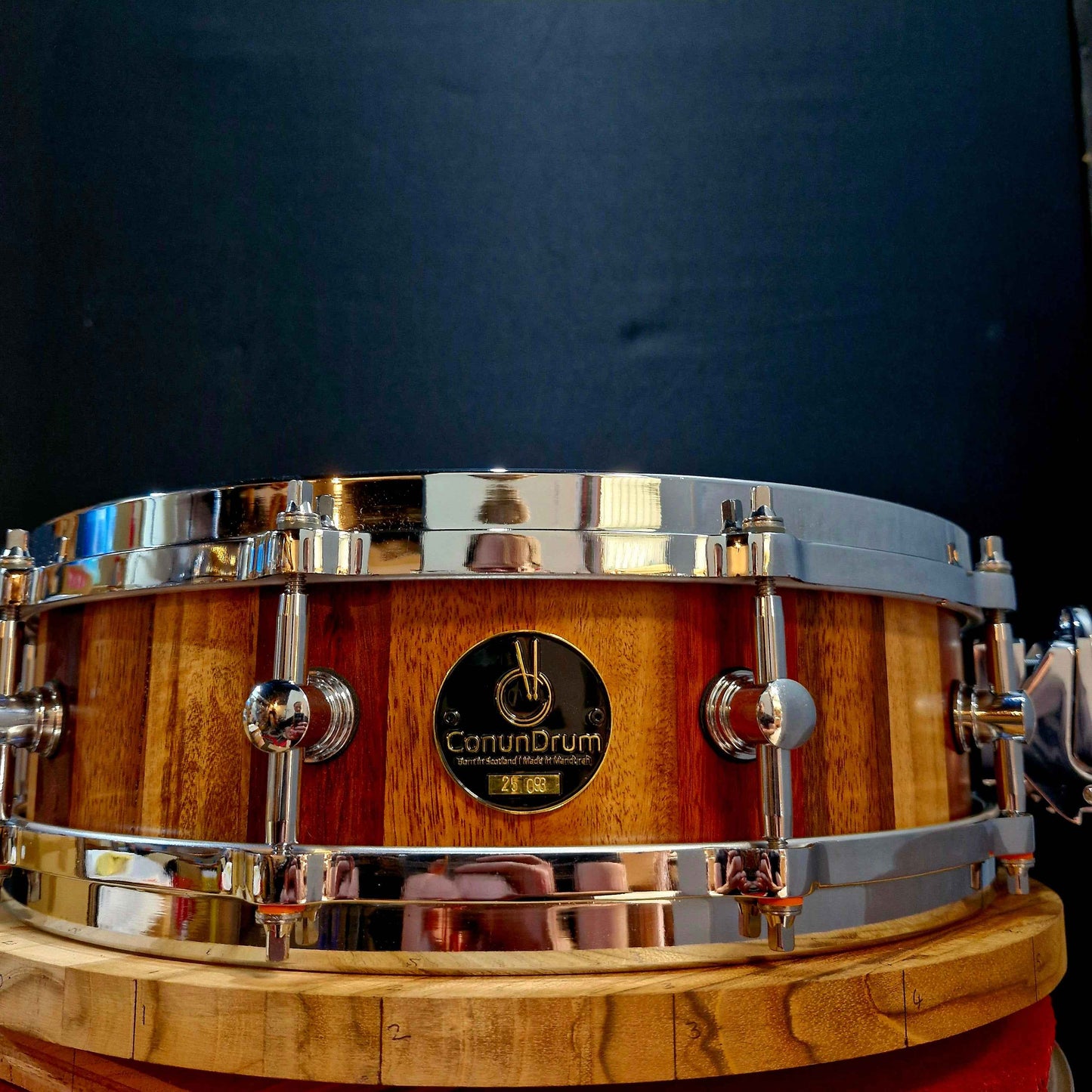 14"x4" Jarrah, Marri, Blackbutt stave snare