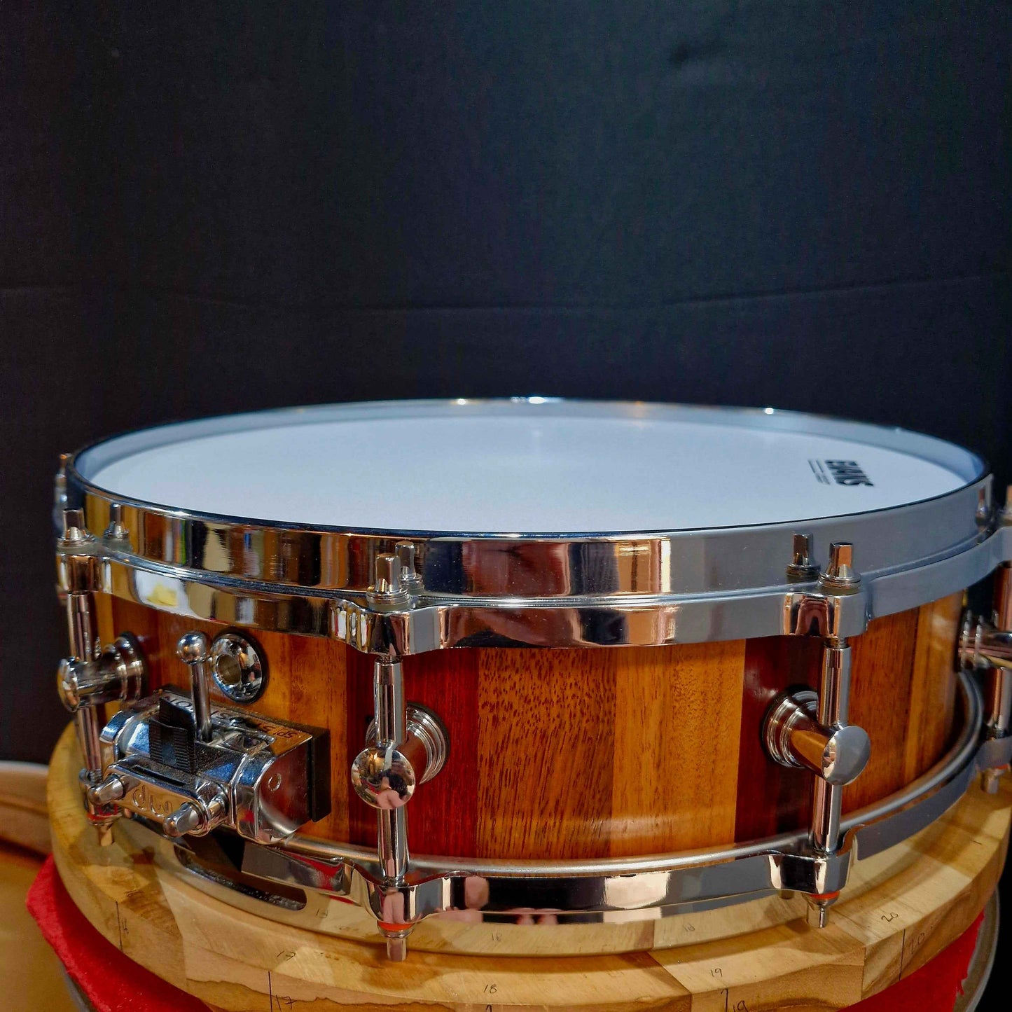 14"x4" Jarrah, Marri, Blackbutt stave snare