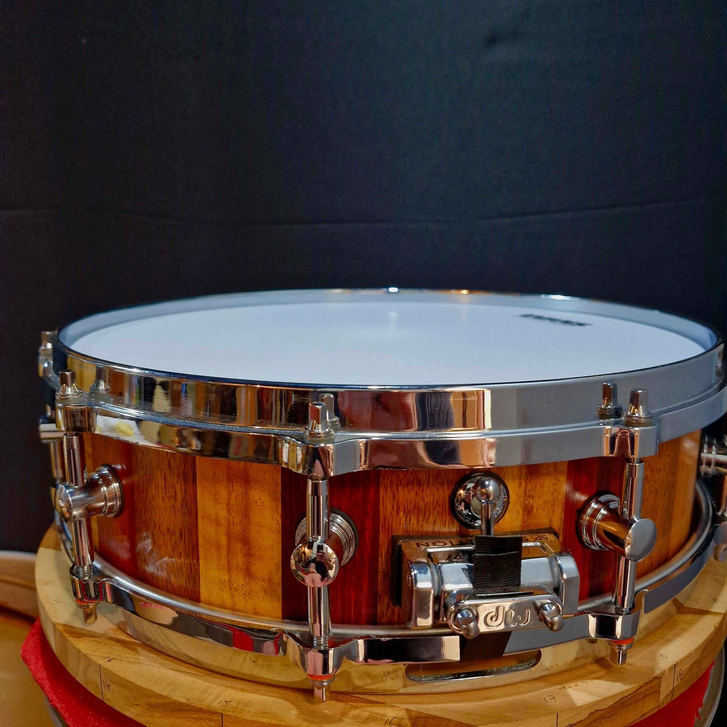 14"x4" Jarrah, Marri, Blackbutt stave snare