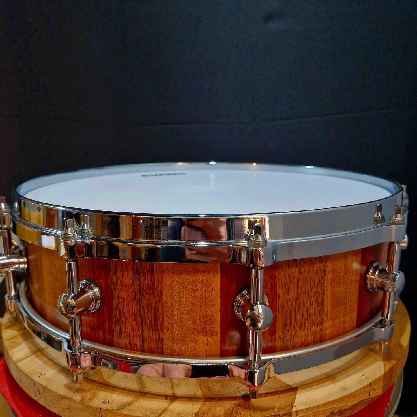 14"x4" Jarrah, Marri, Blackbutt stave snare