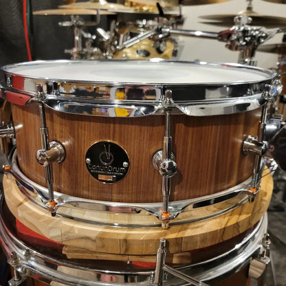 14’x5’ American Black Walnut Stave Snare drum - ConunDrum Australia