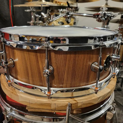 14’x5’ American Black Walnut Stave Snare drum - ConunDrum Australia