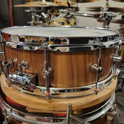 14’x5’ American Black Walnut Stave Snare drum - ConunDrum Australia