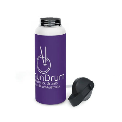 ConunDrum Purple Stainless Steel Water Bottle, Standard Lid - ConunDrum Australia