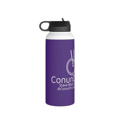 ConunDrum Purple Stainless Steel Water Bottle, Standard Lid - ConunDrum Australia