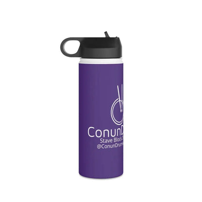 ConunDrum Purple Stainless Steel Water Bottle, Standard Lid - ConunDrum Australia