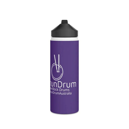 ConunDrum Purple Stainless Steel Water Bottle, Standard Lid - ConunDrum Australia